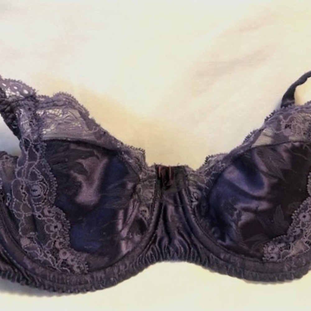 Vintage Valentino Intimo Purple Bra